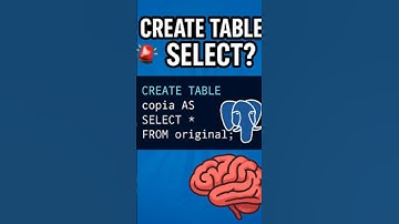 Truco PG: Crea tablas a partir de SELECT 🧠🚀