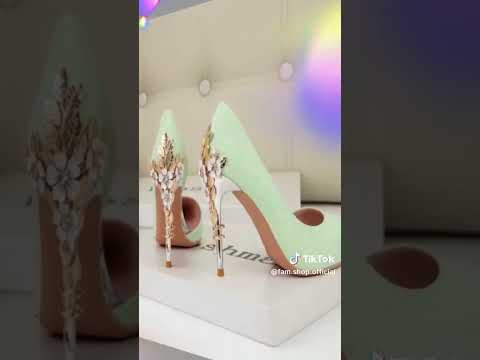 أحذية فاخرة وراقيه بتصميم زهور ساحرة تألقي بأناقة لا مثيل لها في كل المناسبات