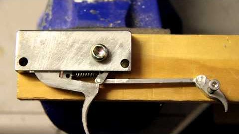 Sniper Spearfishing trigger mechanism with line release