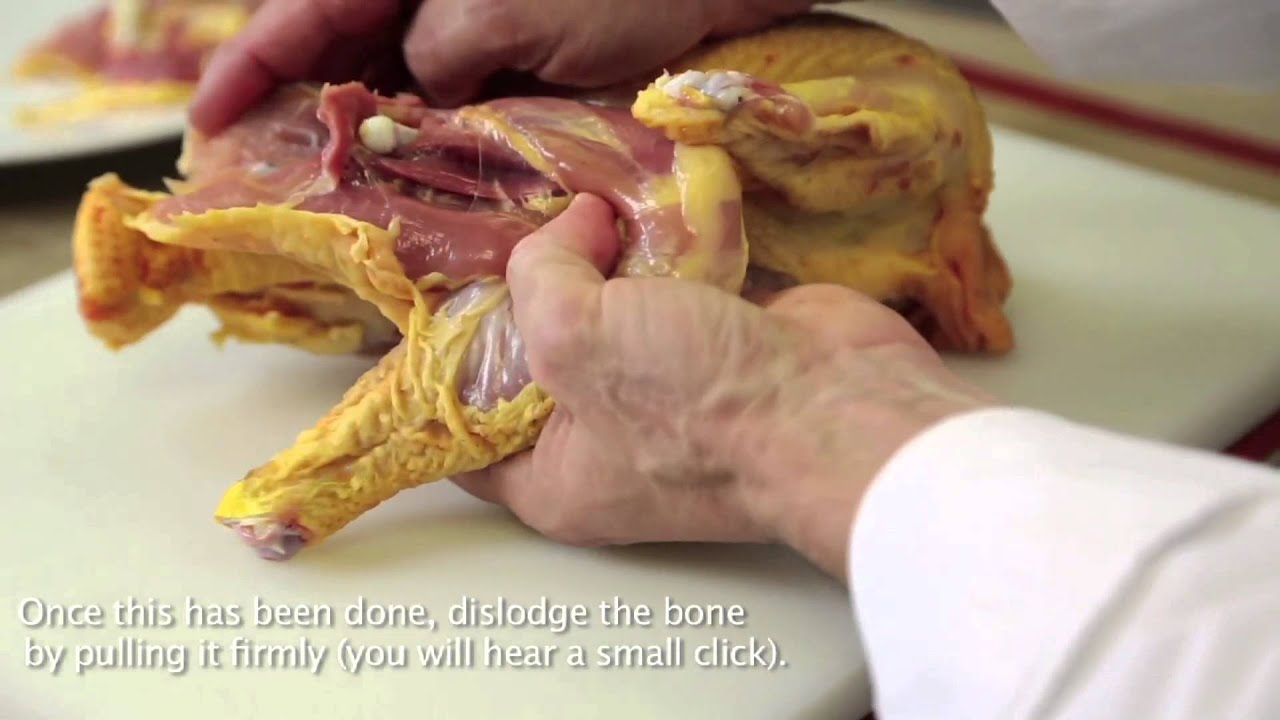 Portioning a whole chicken into 8 - Découper une volaille en 8