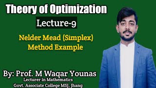 Famous Theory of Optimization | Lec-9| Examples of Nelder Mead Method Net Worth