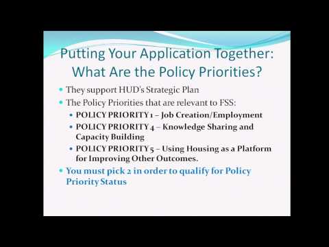 Video 2012 Public Housing FSS NOFA - HUD - 5/3/12 - youtube