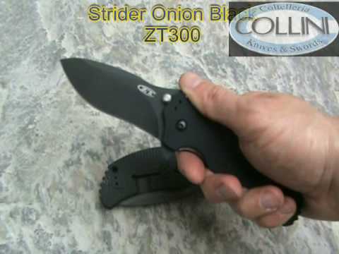 Tactical Knives Zero Tolerance Strider Onion Folder Black, coltello tattico, coltelleria collini