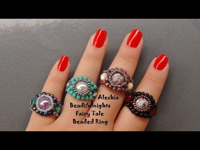 Fairy Tale Beaded Ring Tutorial 