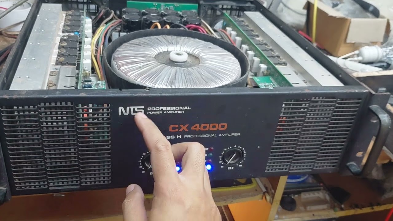 เพาเวอร์แอมป์nts cx4000 ส่งงานซ่อม