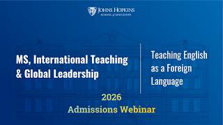 How TEFL Prepares Global Educators: Inside the Johns Hopkins ITGL Program | March 2026