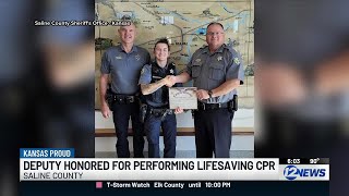 Saline County Sheriff's deputy honored for performing lifesaving CPR