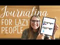 Ipad journaling for lazy people