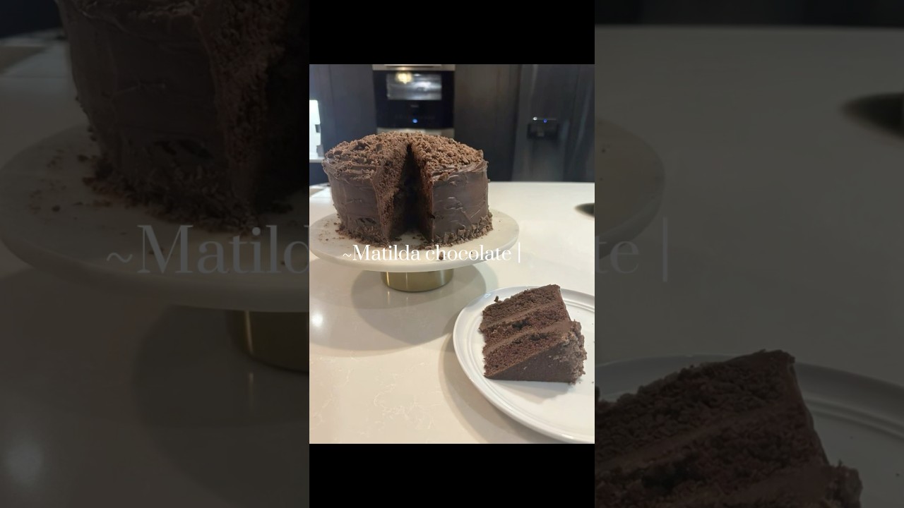 Matilda chocolate cake ~ full recipe on latest vid 