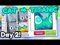 Cat to titanic 2  rap is actually good 3m gems profit pet simulator 99