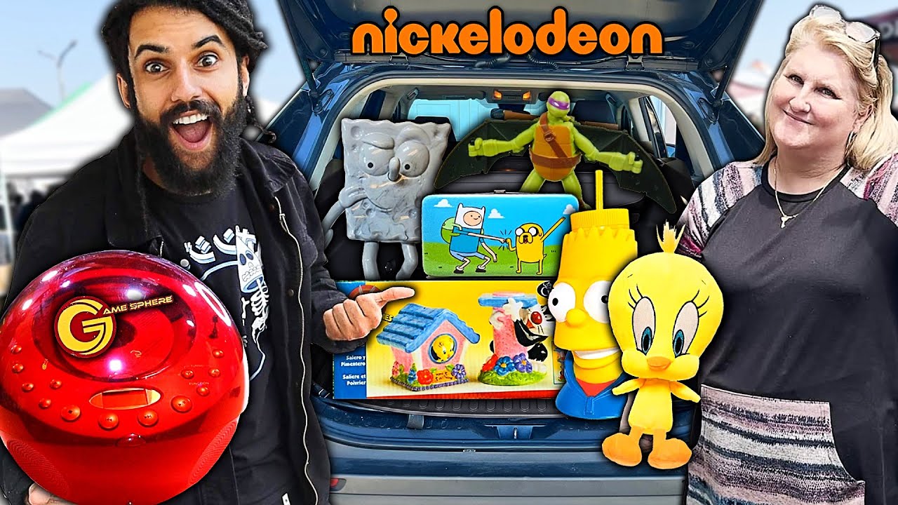 I Found One Of The Most Iconic Nickelodeon Items Of All Time At This Fleamarket (GAME SPHERE)