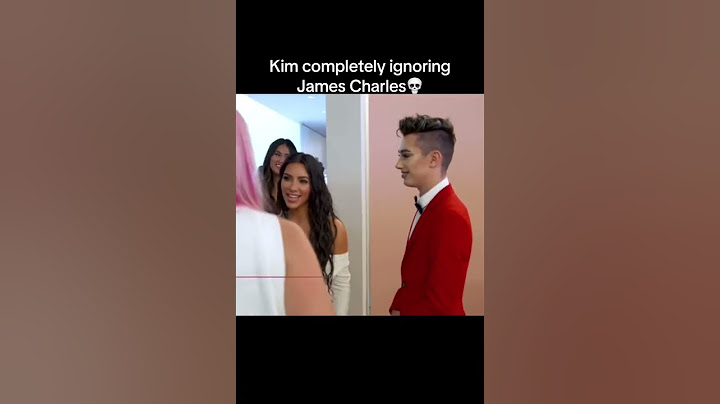 Kim Kardashian Ignoring James Charles #shorts
