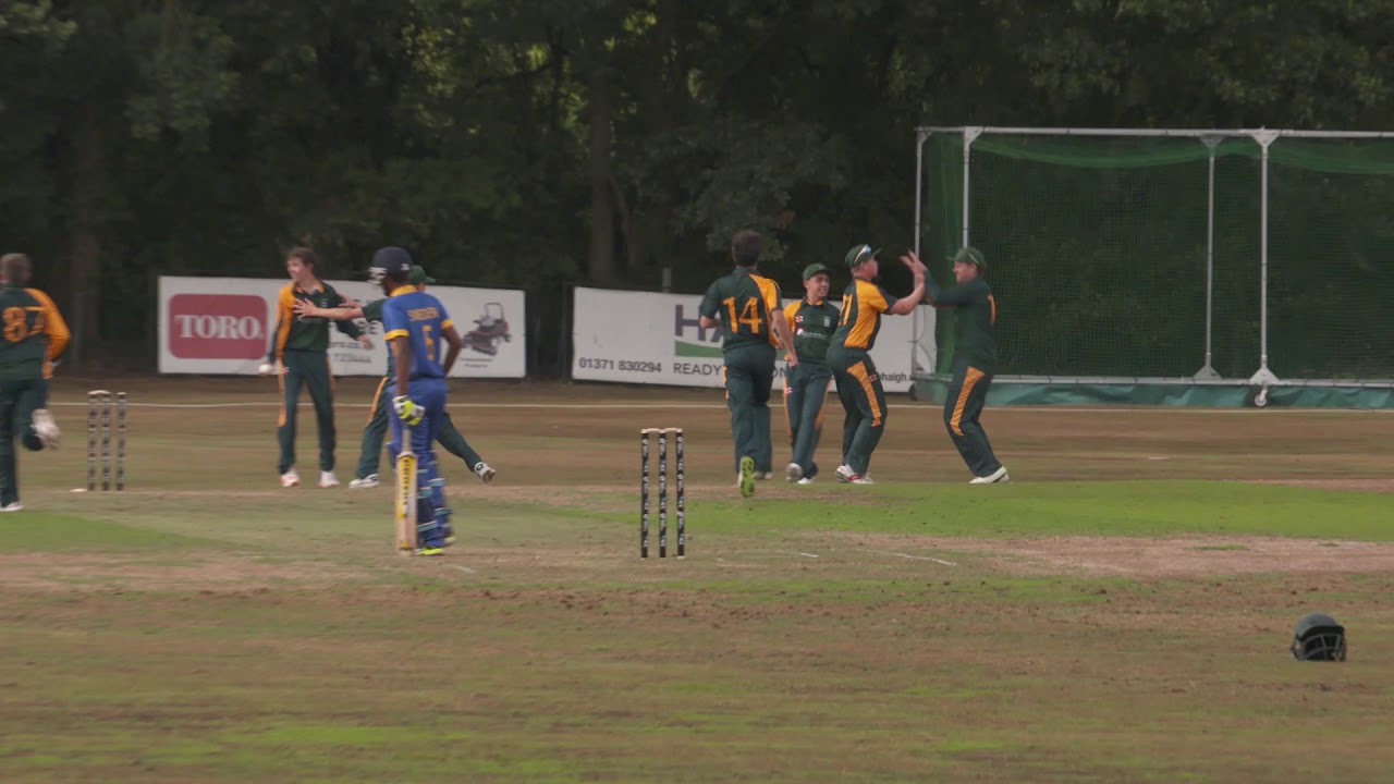 U19CWCQ Europe Div 2: Sweden v Guernsey – Brilliant run out by Faseeh Choudary