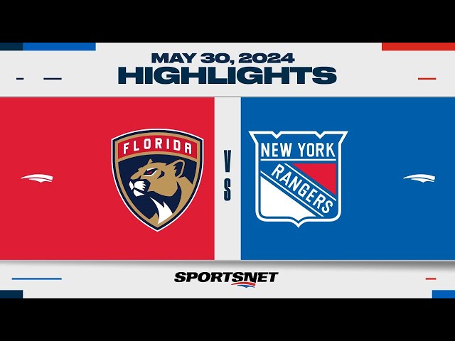 NHL Game 5 Highlights | Panthers vs. Rangers - May 30, 2024 class=