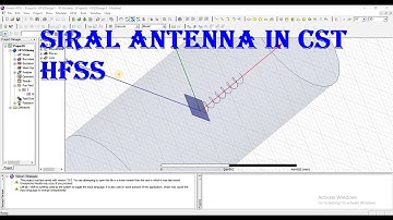 spiral antenna with results in hfss