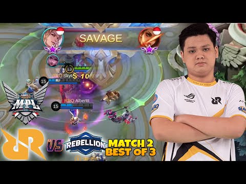 SAVAGE PERTAMA DI MPL S8!! ALBERTO GILATO MANTAPTOO ALBERT!!! RRQ VS RBL MATCH 2