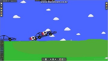 Having Fun in Crash Race Scene | Algodoo Crashing Moments