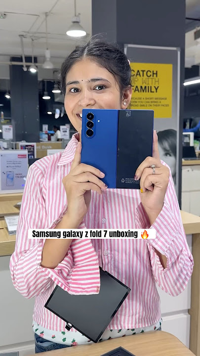 Samsung galaxy z fold 7 unboxing || z fold 7 unboxing | #new #mobile #unboxing #ytshorts #shortsfeed