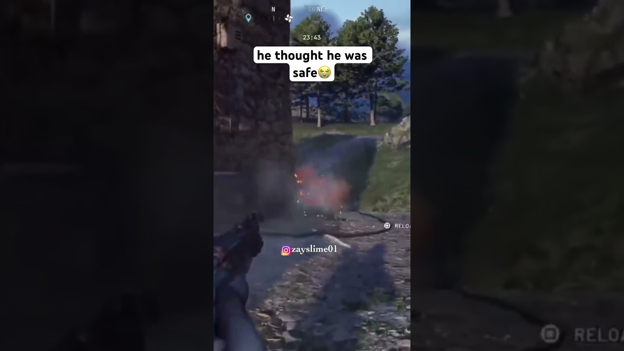 Он думал, что он в безопасности😭 