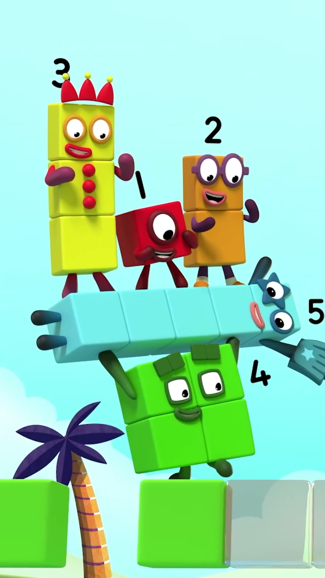 Pattern Palace - Part 4 | 123 Learn to Count | Numberblocks #shorts