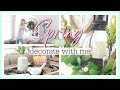 *NEW* SPRING DECORATE WITH ME 2020! | FARMHOUSE SPRING MANTLE DECOR