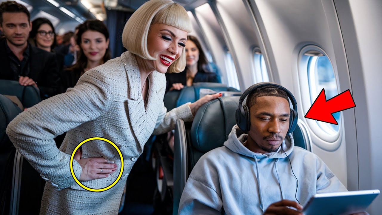 White Woman Laughs at Black Passenger — Freezes When Plane Is Ordered Back by Him