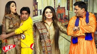 Amjad Rana and Feroza Ali | Guddu Kamal | Stage Drama | Sehray Wichon Akh Marda #comedy #comedyvideo