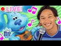 🔴LIVE: Blue's Clues & You Sing Along Songs! | Nursery Rhymes for Kids | Blue's Clues & You!