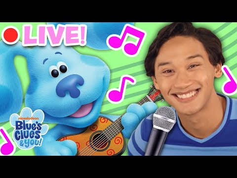 🔴LIVE: Blue's Clues & You Sing Along Songs! | Nursery Rhymes for Kids | Blue's Clues & You!