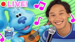 🔴LIVE: Blue's Clues & You Sing Along Songs! | Nursery Rhymes for Kids | Blue's Clues & You!