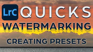 Lightroom Watermark Presets; How to Use & Master Them | Mark Houde Photography |