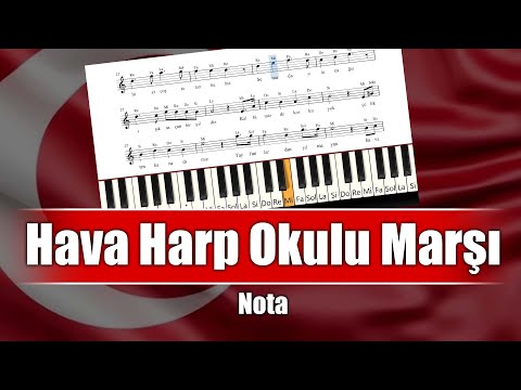 Hava Harp Okulu Marşı - Nota - Nasıl Çalınır