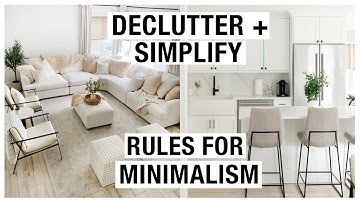 How to Declutter + Simplify your Life | Rules for Minimalism