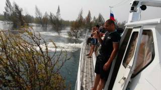 Ангара. Богучанское водохранилище.