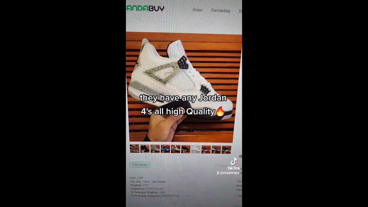  40 Jordan 4 S Reps Xyzbca Fyp Tiktok Sneakers Shoes
