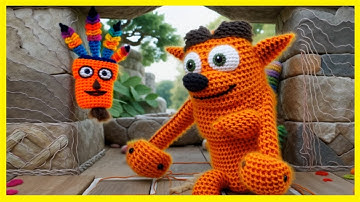 Crash Bandicoot 1 Re-Imagined In Yarn By AI