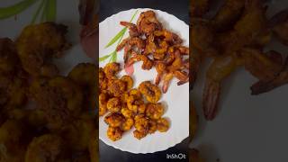 BBQ style prawns at home #food #prawns #shortsfeed #cooking #yt #trending