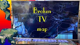 The broken TV makes a nice map. Video 8K ULTRA HD HDR screenshot 2