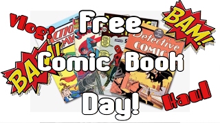 Vlog 6 - Free Comic Book Day (FCBD) & Pickups