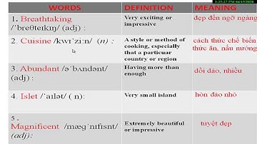 UNIT 8:  OUR WORLD HERITAGE SITES  ( Reading) (MÔN ANH VĂN LỚP 11 HỆ 10 NĂM)