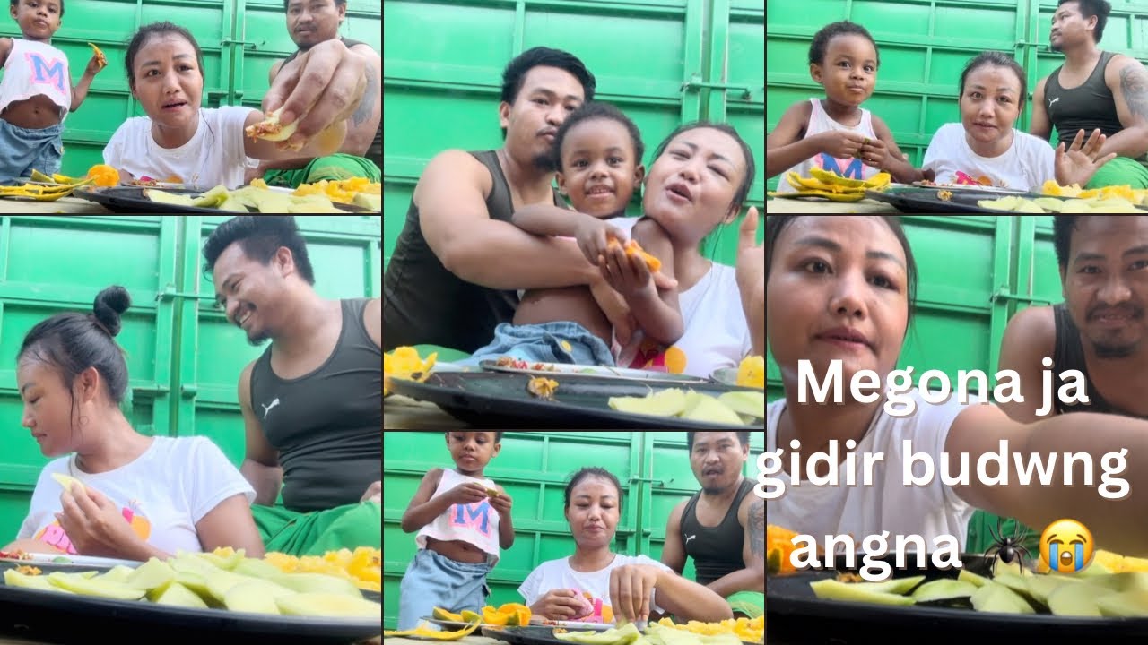 Mango 🥭 pineapple 🍍 family Mukbang nw🥰 #soniaqueen👑 #babyfiona #bodovlog #family #mukbang #funtime