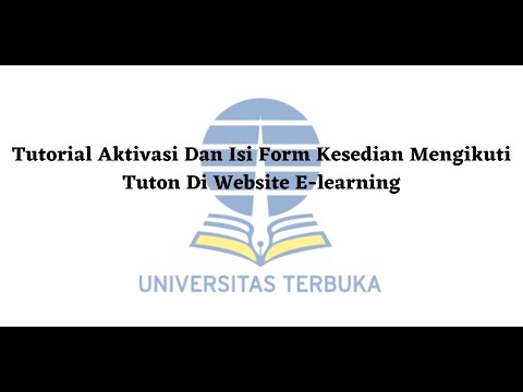 Tutorial Aktivasi Dan