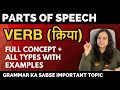 Verb (क्रिया) in English Grammar | Full Concept, All Types with Examples & Worksheet #english #yt