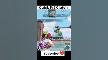 QUICK 1V2 CLUTCH #bgmi #pubg #shortvideo #shorts