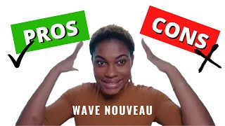 PROS AND CONS OF WAVE NOUVEAU🌸/DRY CURL ON SHORT TAPERED HAIR|AMANDA