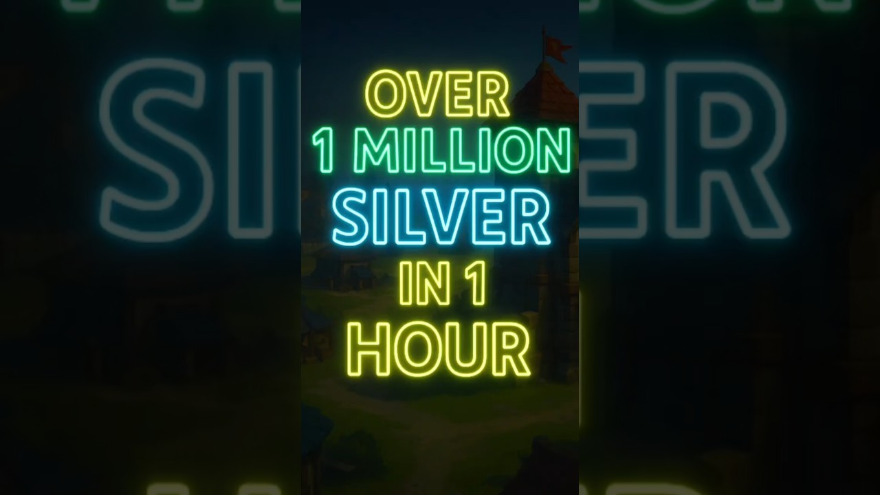 How I Made 1,000,000 Silver in Under 1 Hour – Albion Online