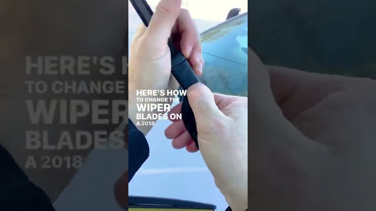 Changing Wiper Blades on 2018 Chevrolet Silverado shorts YouTube