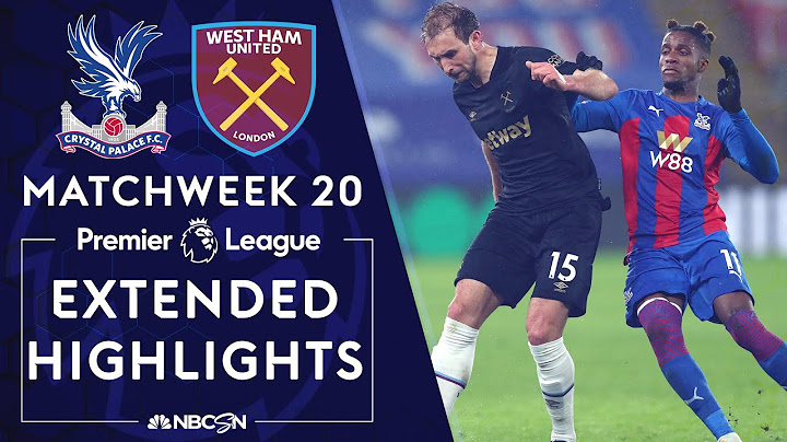 Crystal Palace v. West Ham | PREMIER LEAGUE HIGHLIGHTS | 1/26/2021 | NBC Sports