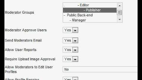How to Configure Moderators in Joomla 1.5 with Community Builder