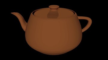 3D Teapot model in Maya 2018